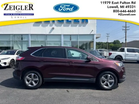 Red 2024 Ford Edge SEL for sale in Lowell, MI