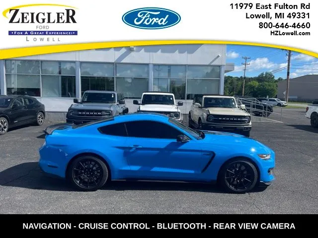 Blue 2017 Ford Mustang Shelby GT350 for sale in Lowell, MI