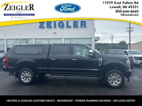 Black 2021 Ford F-350SD Platinum for sale in Lowell, MI