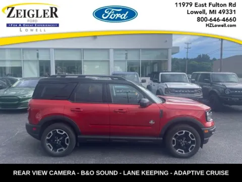 Red 2023 Ford Bronco Sport Outer Banks for sale in Lowell, MI