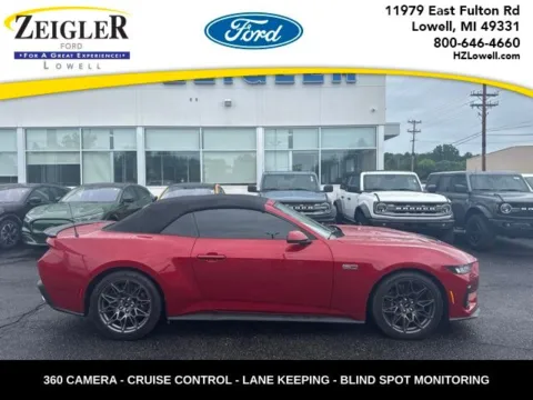 Red 2024 Ford Mustang GT Premium for sale in Lowell, MI