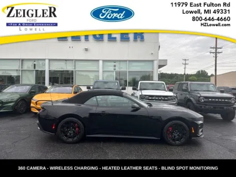 Black 2024 Ford Mustang GT Premium for sale in Lowell, MI