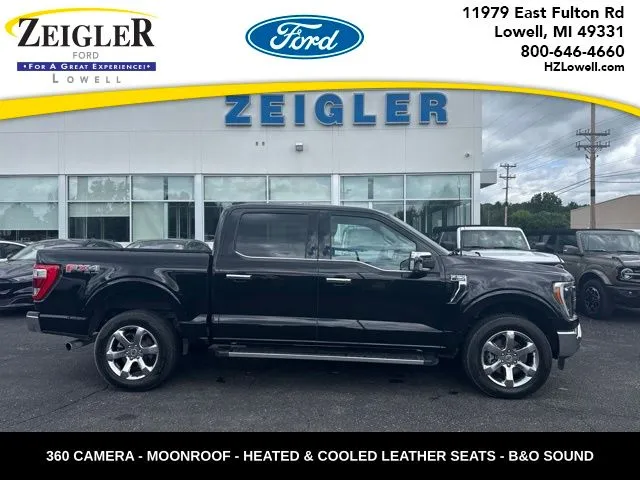 Black 2023 Ford F-150 Lariat for sale in Lowell, MI