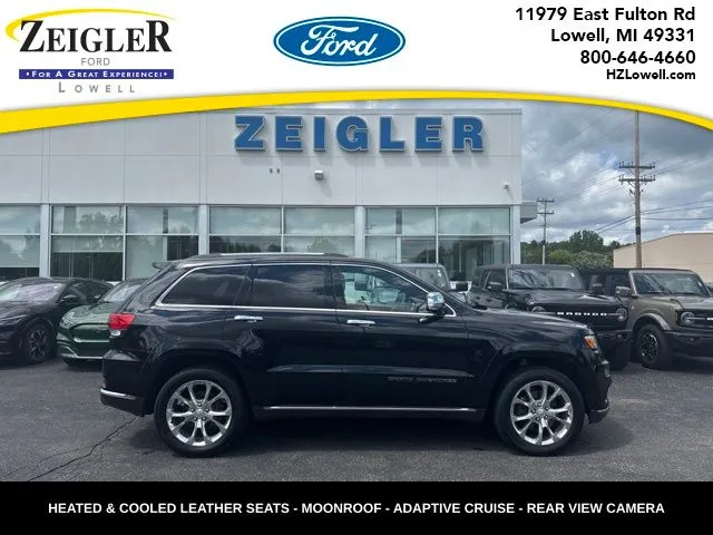 Black 2020 Jeep Grand Cherokee Summit for sale in Lowell, MI