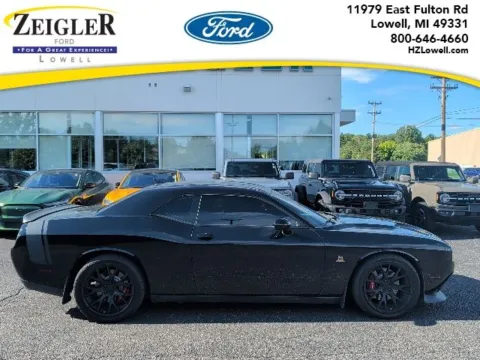 Black 2015 Dodge Challenger R/T Scat Pack for sale in Lowell, MI