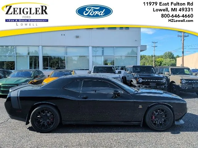Black 2015 Dodge Challenger R/T Scat Pack for sale in Lowell, MI