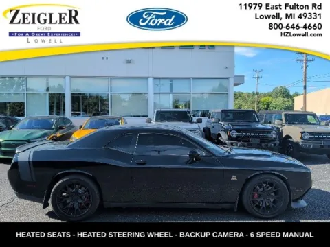 Black 2015 Dodge Challenger R/T Scat Pack for sale in Lowell, MI