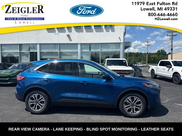 Blue 2022 Ford Escape SEL for sale in Lowell, MI