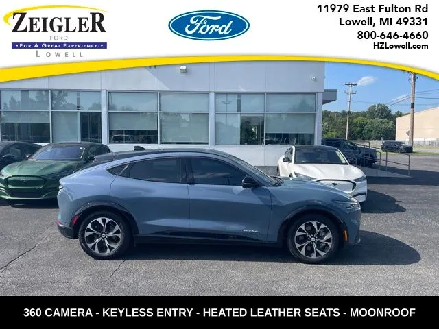 Blue 2023 Ford Mustang Mach-E Premium for sale in Lowell, MI