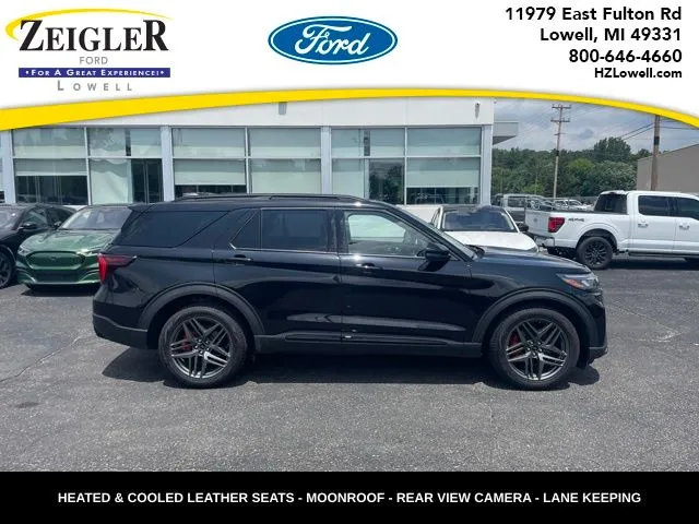 Black 2026 Ford Explorer ST for sale in Lowell, MI