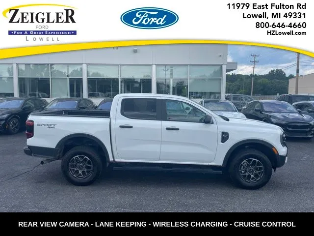 White 2025 Ford Ranger XLT for sale in Lowell, MI