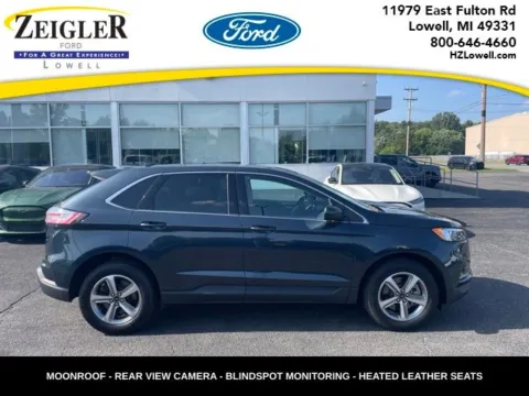 Blue 2024 Ford Edge SEL for sale in Lowell, MI