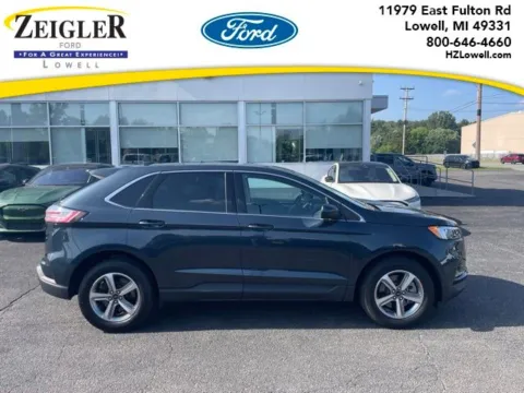 Blue 2024 Ford Edge SEL for sale in Lowell, MI