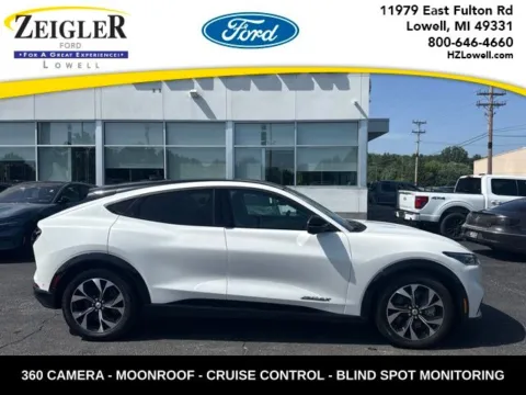 White 2023 Ford Mustang Mach-E Premium for sale in Lowell, MI