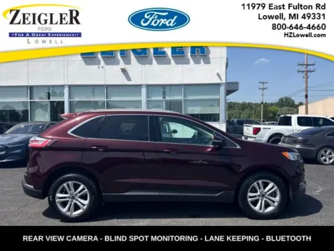 Red 2020 Ford Edge SEL for sale in Lowell, MI