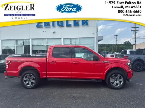 Red 2018 Ford F-150 XLT for sale in Lowell, MI