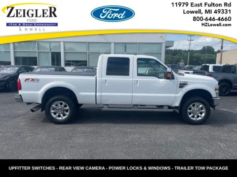 White 2010 Ford F-250SD Lariat for sale in Lowell, MI