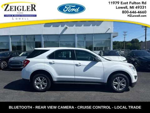 White 2017 Chevrolet Equinox LS for sale in Lowell, MI