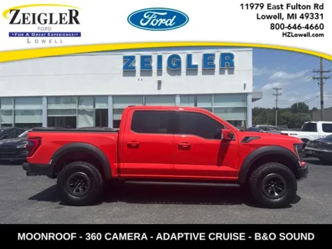 Orange 2023 Ford F-150 Raptor for sale in Lowell, MI