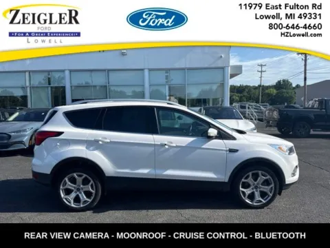 White 2019 Ford Escape Titanium for sale in Lowell, MI
