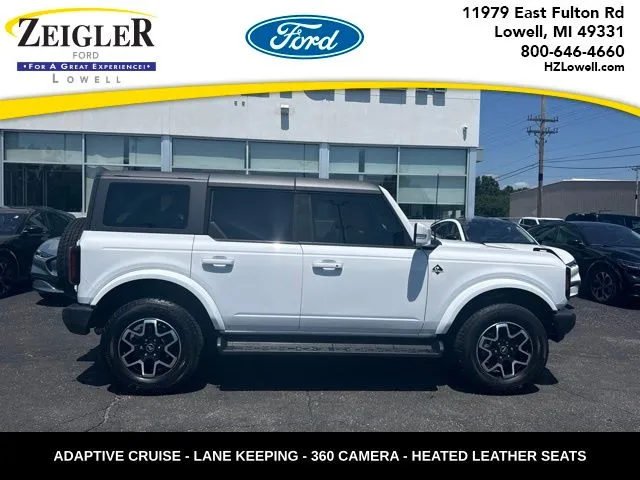 White 2025 Ford Bronco Outer Banks for sale in Lowell, MI
