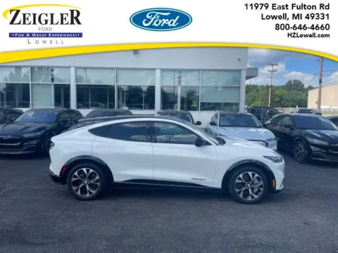 White 2023 Ford Mustang Mach-E Premium for sale in Lowell, MI