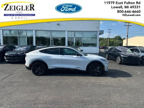 White 2023 Ford Mustang Mach-E Premium for sale in Lowell, MI
