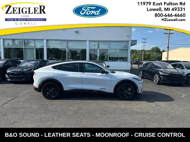 White 2023 Ford Mustang Mach-E Premium for sale in Lowell, MI