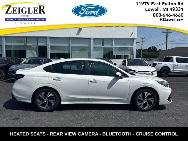White 2024 Subaru Legacy Premium for sale in Lowell, MI