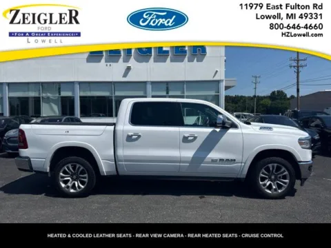 White 2020 Ram 1500 Laramie Longhorn for sale in Lowell, MI
