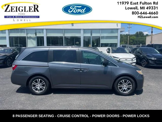 Gray 2011 Honda Odyssey EX for sale in Lowell, MI