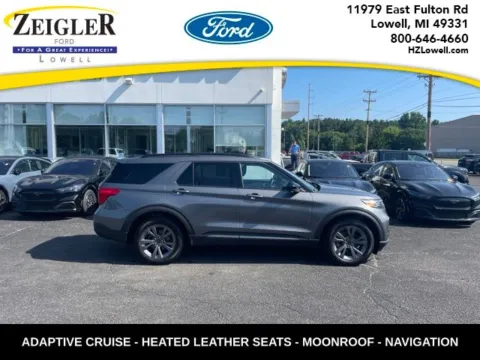 Gray 2023 Ford Explorer XLT for sale in Lowell, MI