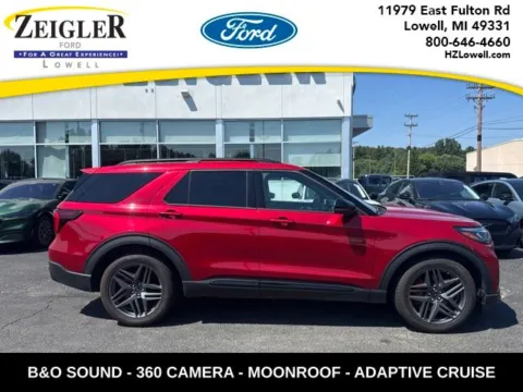 Red 2025 Ford Explorer ST for sale in Lowell, MI
