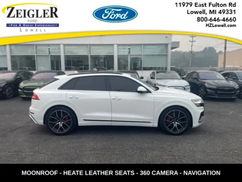 White 2021 Audi Q8 55 Prestige for sale in Lowell, MI