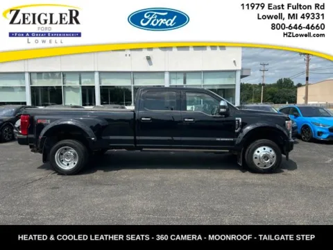 Black 2022 Ford F-450SD Platinum for sale in Lowell, MI