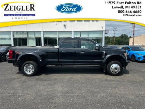 Black 2022 Ford F-450SD Platinum for sale in Lowell, MI