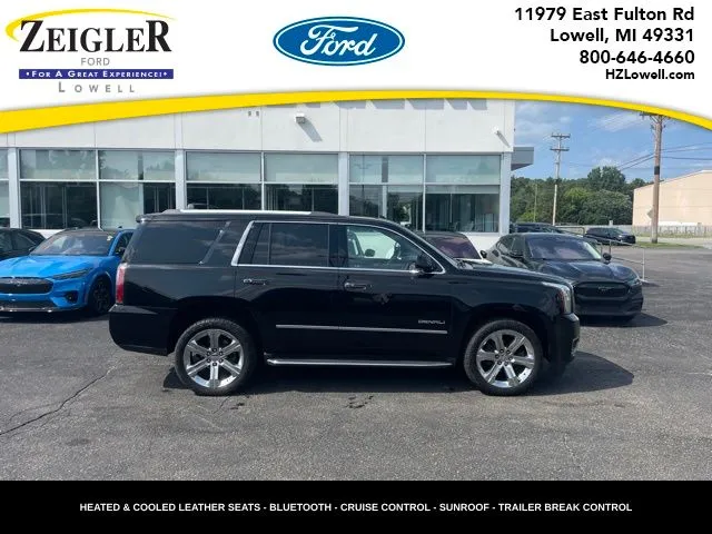 Black 2017 GMC Yukon Denali for sale in Lowell, MI