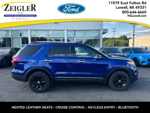 Blue 2015 Ford Explorer XLT for sale in Lowell, MI
