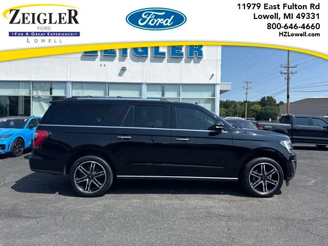 Black 2021 Ford Expedition Max Limited for sale in Lowell, MI