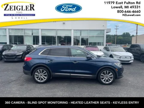 Blue 2017 Lincoln MKX Reserve for sale in Lowell, MI