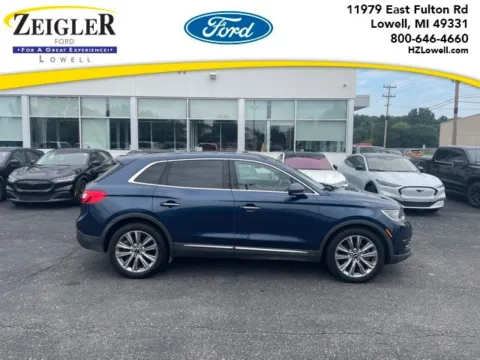 Blue 2017 Lincoln MKX Reserve for sale in Lowell, MI