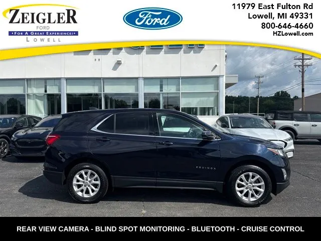 Blue 2020 Chevrolet Equinox LT for sale in Lowell, MI
