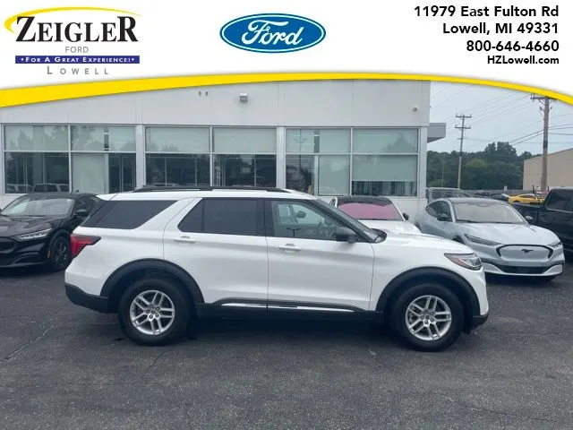 White 2025 Ford Explorer Active for sale in Lowell, MI