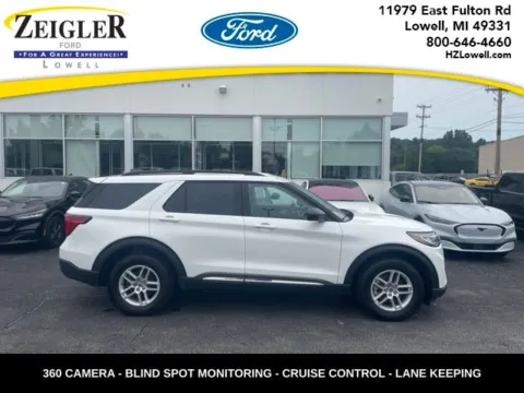 White 2025 Ford Explorer Active for sale in Lowell, MI