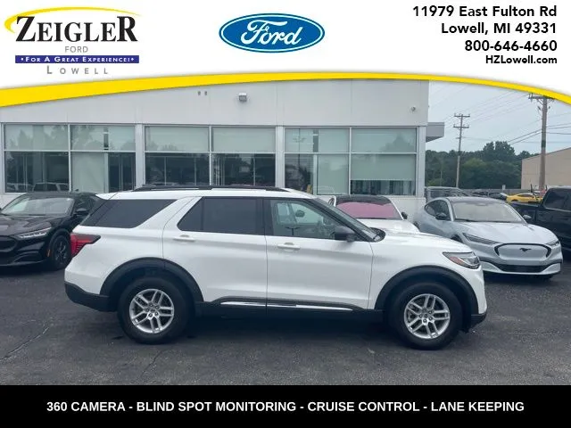 White 2025 Ford Explorer Active for sale in Lowell, MI