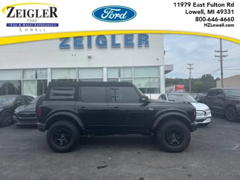 Black 2023 Ford Bronco Wildtrak for sale in Lowell, MI
