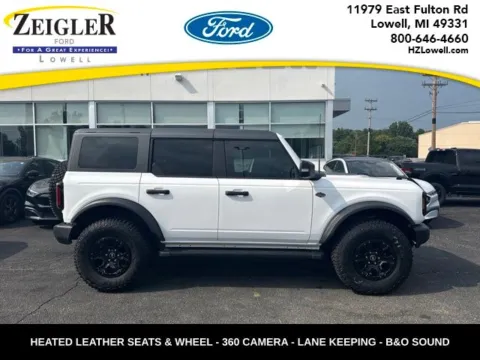 White 2023 Ford Bronco Wildtrak for sale in Lowell, MI
