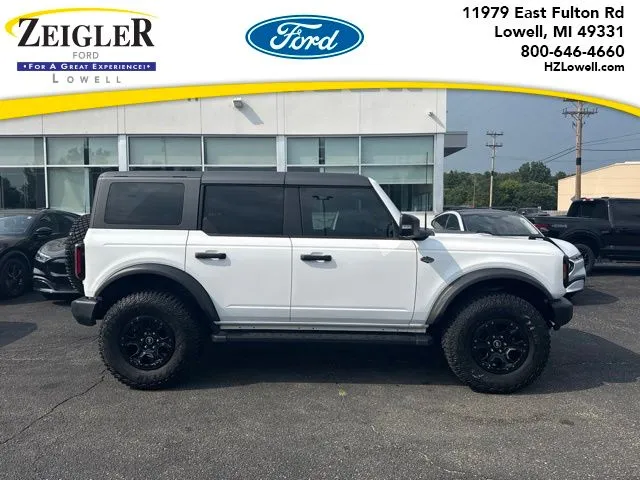 White 2023 Ford Bronco Wildtrak for sale in Lowell, MI