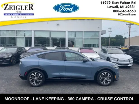 Blue 2023 Ford Mustang Mach-E Premium for sale in Lowell, MI