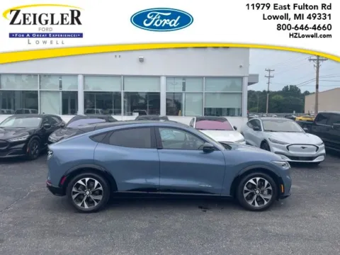 Blue 2023 Ford Mustang Mach-E Premium for sale in Lowell, MI